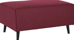 DOMO collection Hocker »Amora« mit Federkern, Fußhöhe passend für gängige Saugroboter!