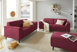 DOMO collection Hocker »Amora« mit Federkern, Fußhöhe passend für gängige Saugroboter!