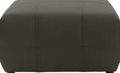 DOMO collection Hocker »BRANDON, komfortabel« kleine Ausführung, passend zu "Brandon" in Leder und Luxus-Kunstleder