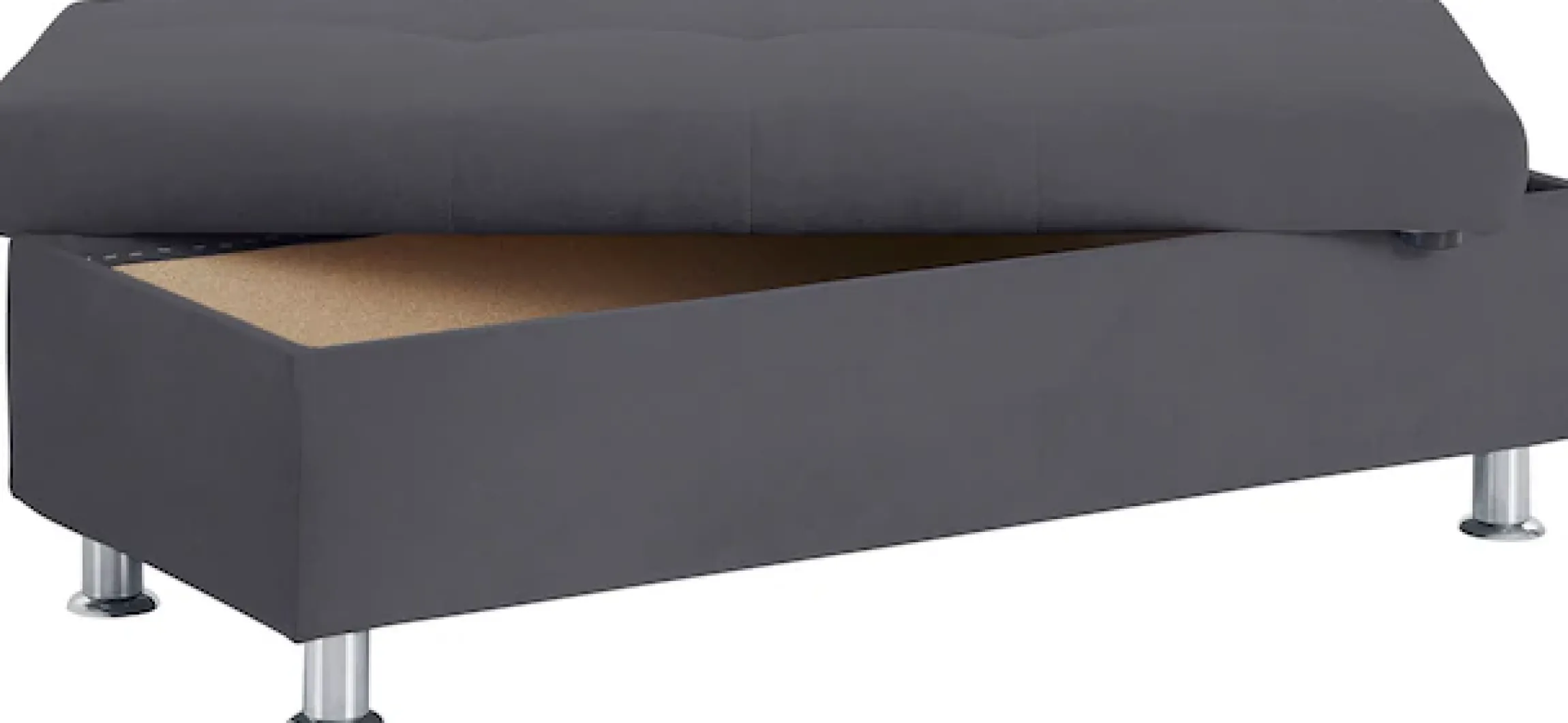DOMO collection Hocker »FRANZI, elegant, komfortabel« inklusive Stauraum