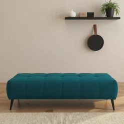 DOMO collection Hocker »Trento, mit Kufenfuß oder Einzelfuß« Fußhöhe passend für gängige Saugroboter!