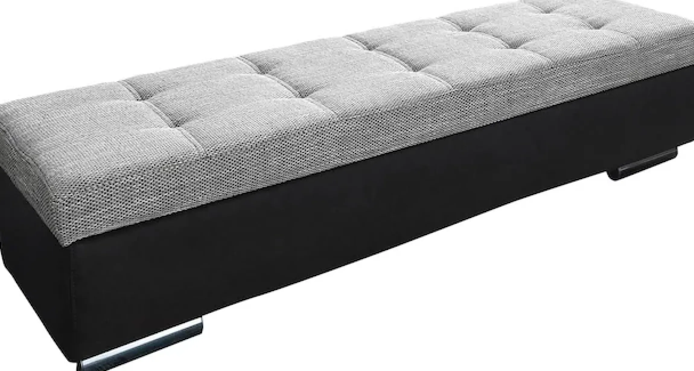 DOMO collection Hocker »TREVISO XXL:161x60x41 cm« mit Stauraum, auch in Cord, passend zur Serie, moderne Steppung