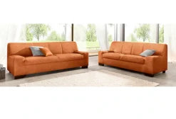 DOMO collection Polstergarnitur »Norma kubisch und zeitlos« Set, 2 Stk. tlg. bestehend aus je einem 2- und 3-Sitzer