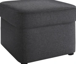 DOMO collection Polsterhocker »SARAFINA 61x61 cm, hochwertig und komfortabel«