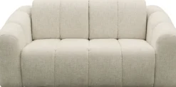 DOMO collection Schlafsofa »Lymra, 192 cm breit, organische Form mit vertikalen Absteppungen« Mit Schlaffunktion