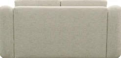 DOMO collection Schlafsofa »Lymra, 192 cm breit, organische Form mit vertikalen Absteppungen« Mit Schlaffunktion
