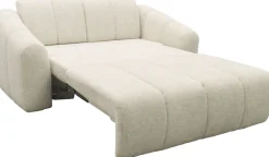 DOMO collection Schlafsofa »Lymra, 192 cm breit, organische Form mit vertikalen Absteppungen« Mit Schlaffunktion