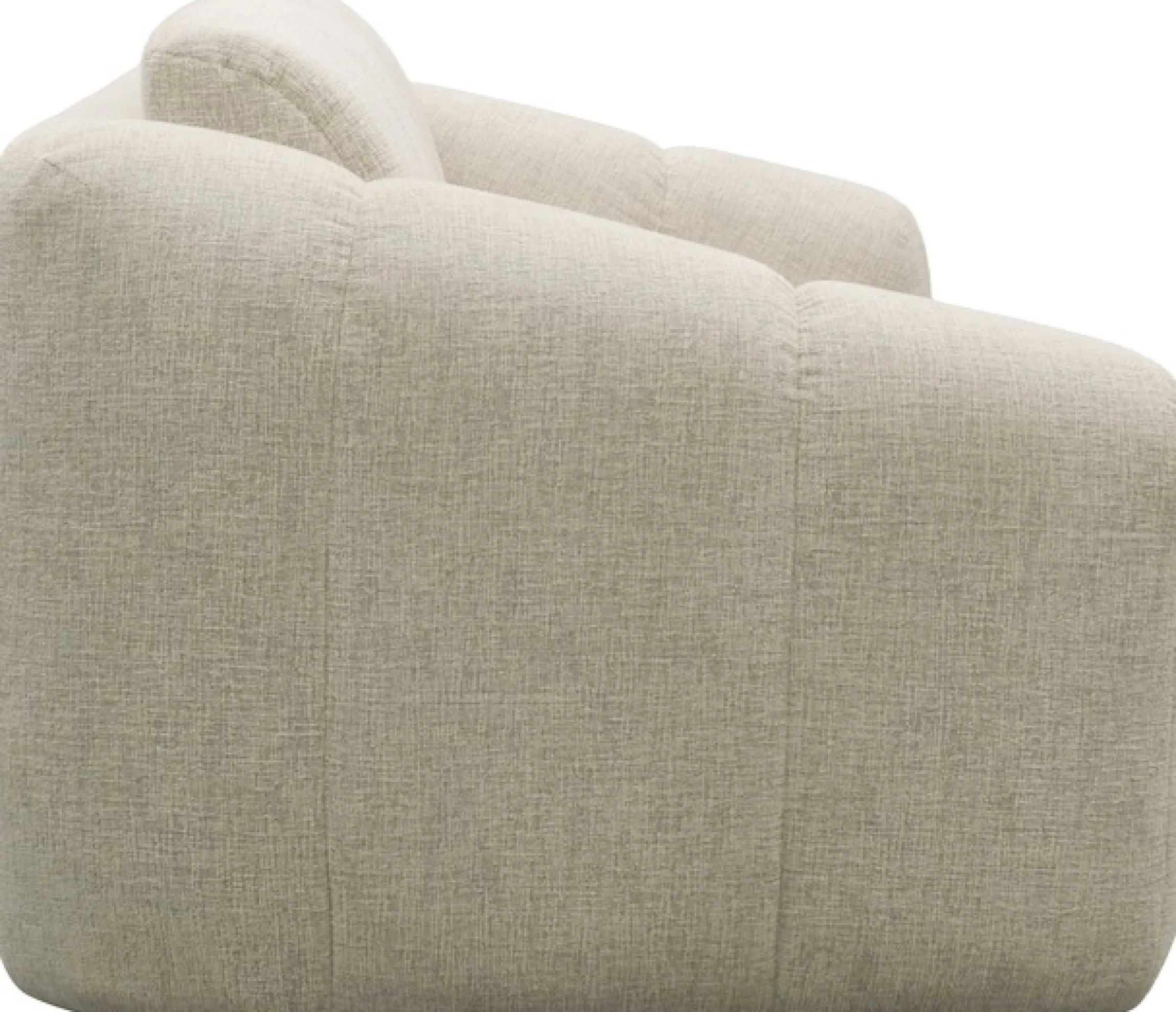 DOMO collection Schlafsofa »Lymra, 192 cm breit, organische Form mit vertikalen Absteppungen« Mit Schlaffunktion