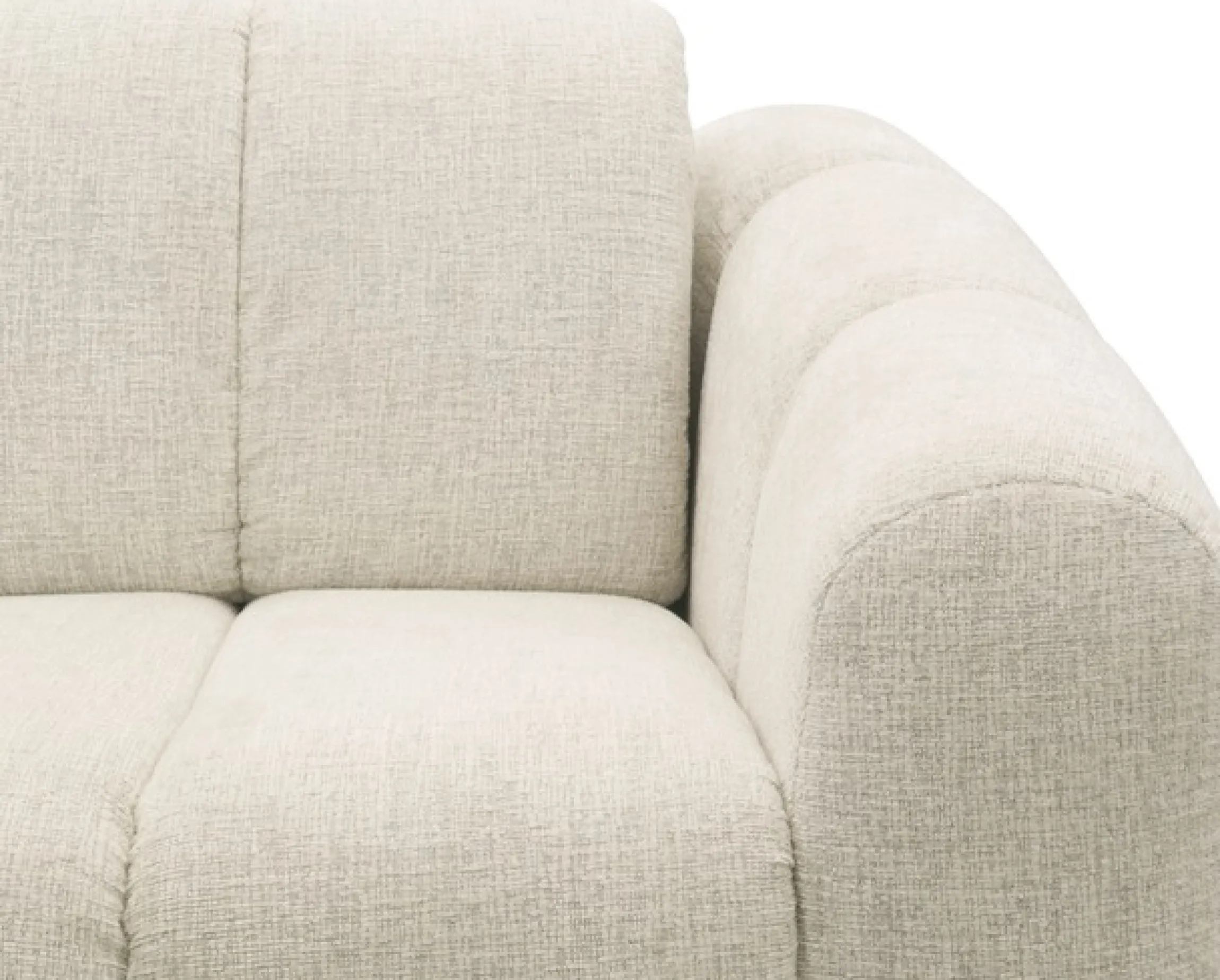 DOMO collection Schlafsofa »Lymra, 192 cm breit, organische Form mit vertikalen Absteppungen« Mit Schlaffunktion