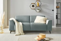 DOMO collection 2,5-Sitzer »Amora tolle Verarbeitungsdetails, komfortabel,« mit Federkern, Fußhöhe passend für gängige Saugroboter!