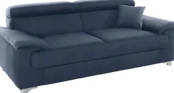 DOMO collection 2-Sitzer »Mira inklusive Kopfteilverstellung für mehr Wohlfühlkomfort« elegant und modern, komfortabel, frei im Raum stellbar