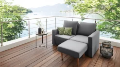 DOMO collection 2-Sitzer »Slunce, Outdoor-Raumwunder« 2-Sitzer inkl. 2 Hocker, Outdoor geeignet