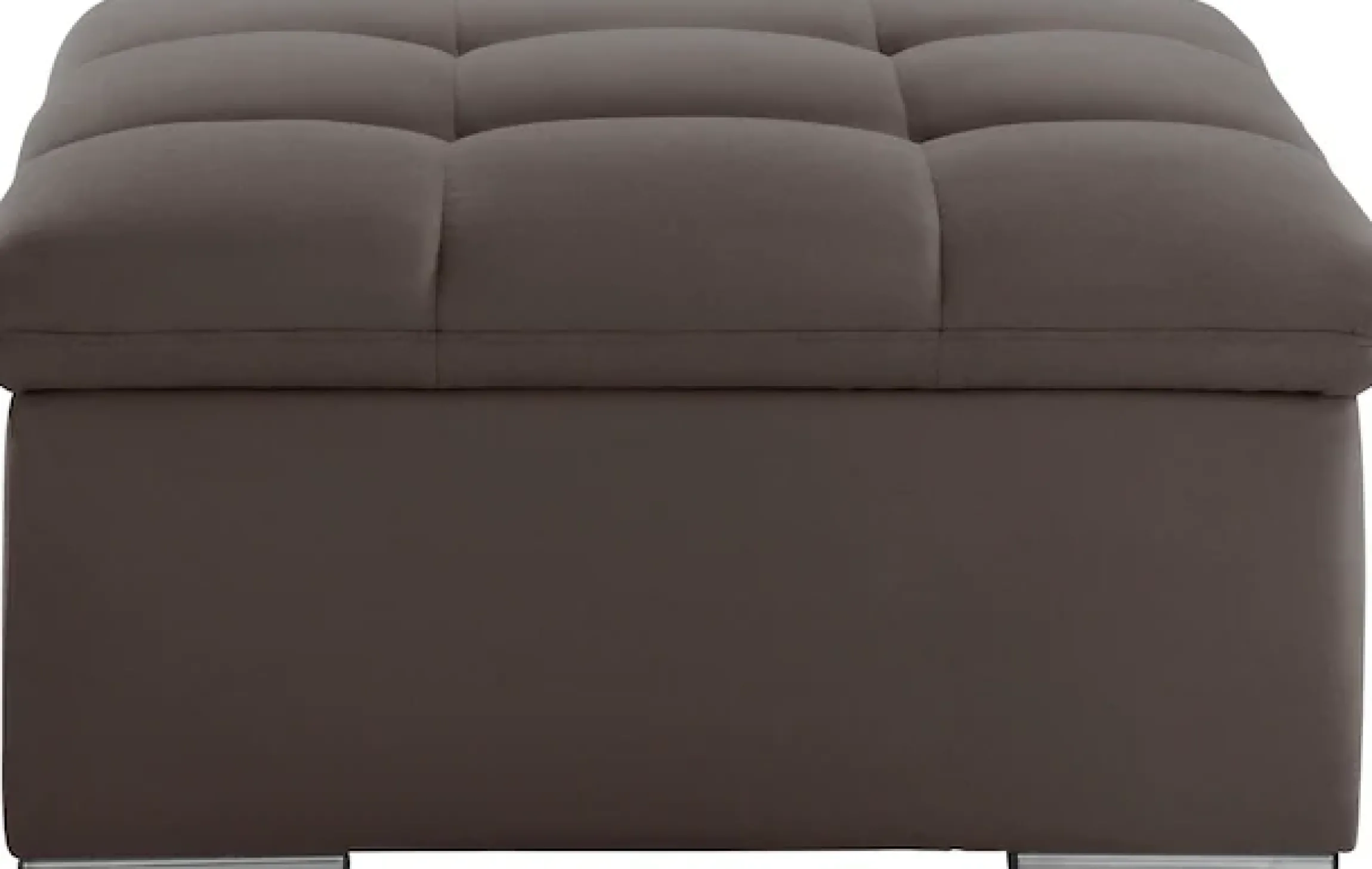 DOMO collection Sitzhocker »Lagoa moderne Steppung im Sitz, elegant und zeitlos, B/T 87/87cm« in großer Farbauswahl