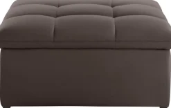 DOMO collection Sitzhocker »Lagoa moderne Steppung im Sitz, elegant und zeitlos, B/T 87/87cm« in großer Farbauswahl