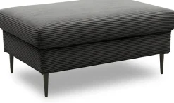 DOMO collection Sitzhocker »Modica« Auch in Cord, Fußhöhe passend für gängige Saugroboter!
