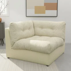 DOMO collection Sofa-Eckelement »Caleo, B/T: 117/117 cm, modular, großzügige Polsterung, Federkern« erweiterbar mit Sofaelement, Einzelsofa