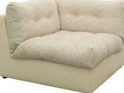 DOMO collection Sofa-Eckelement »Caleo, B/T: 117/117 cm, modular, großzügige Polsterung, Federkern« erweiterbar mit Sofaelement, Einzelsofa