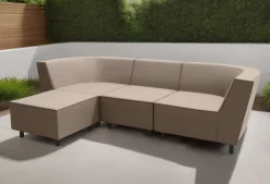 DOMO collection Sofaelement »Sonna, individuell zusammenstellbar« Einzelelemente für Terrasse, Garten und Balkon, speziell für Outdoor
