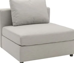 DOMO collection Sofaelement »Solskin, individuell erweiterbar/kombinierbar« mit losen Kissen. Rücken- und Seitenteile als Stecksystem.