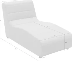 DOMO collection Sofaelement »Soleil, pflegeleichter und wetterfester Bezug« Outdoor, besonderes Design und Formgebung, individuell erweiterbar