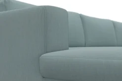 DOMO collection Wohnlandschaft »Modica U-Form aktuelles, kubisches Design mit 2 Recamieren, viel Platz« XXL, auch in Cord, Fußhöhe passend für gängige Saugroboter!