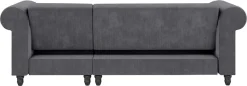 Dorel Home Ecksofa »Felix II, L-Form, Schlafsofa 241cm (Liegefl. 108/195 cm),« verstellb. Rückenlehne, Recamiere wechselbar, Cord