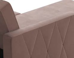 Dorel Home Ecksofa »Liberty, L-Form,« mit Schlafffunktion, Recamiere beidseitig montierbar, Sitzhöhe 43 cm