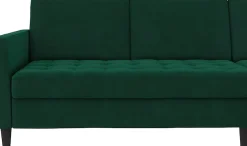 Dorel Home Ecksofa »Presley, L-Form,« Ecksofa mit Bett-Funktion und Stauraum, verstellbare Rückenlehne