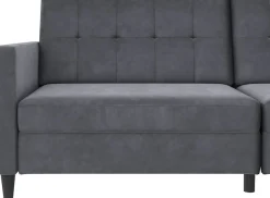 Dorel Home 3-Sitzer »Hartford II« Bettfunktion, Rückenlehne 2-teilig, 3-fach verstellbar, Sitzhöhe 43 cm