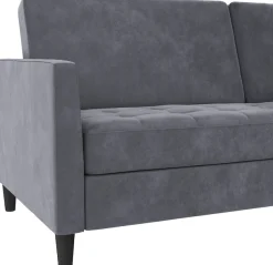 Dorel Home 3-Sitzer »Presley« Sofa mit Bett-Funktion und verstellbarer Rückenlehne