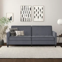 Dorel Home 3-Sitzer »Presley« Sofa mit Bett-Funktion und verstellbarer Rückenlehne