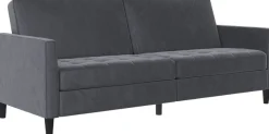 Dorel Home 3-Sitzer »Presley« Sofa mit Bett-Funktion und verstellbarer Rückenlehne