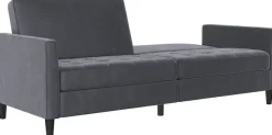 Dorel Home 3-Sitzer »Presley« Sofa mit Bett-Funktion und verstellbarer Rückenlehne