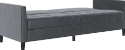 Dorel Home 3-Sitzer »Presley« Sofa mit Bett-Funktion und verstellbarer Rückenlehne