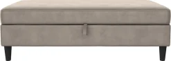 Dorel Home Stauraumhocker »Hartford« Polsterhocker mit Stauraum, frei im Raum stellbar, Sitzhöhe 43 cm