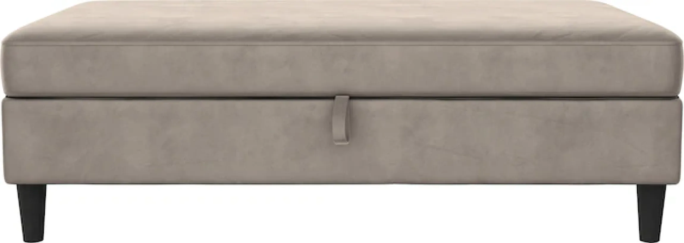 Dorel Home Stauraumhocker »Hartford« Polsterhocker mit Stauraum, frei im Raum stellbar, Sitzhöhe 43 cm