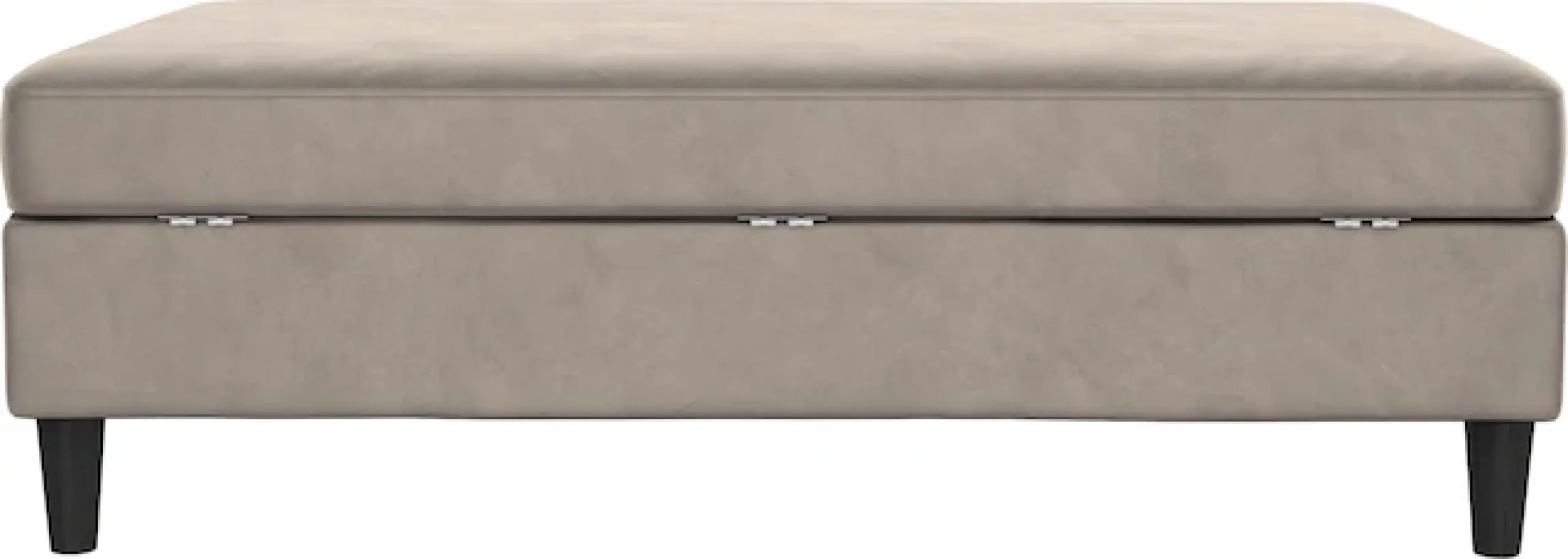 Dorel Home Stauraumhocker »Hartford« Polsterhocker mit Stauraum, frei im Raum stellbar, Sitzhöhe 43 cm