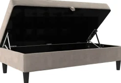 Dorel Home Stauraumhocker »Hartford« Polsterhocker mit Stauraum, frei im Raum stellbar, Sitzhöhe 43 cm