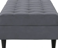 Dorel Home Stauraumhocker »Presley« Polsterhocker mit Stauraum, frei im Raum stellbar, Sitzhöhe 43 cm