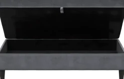 Dorel Home Stauraumhocker »Presley« Polsterhocker mit Stauraum, frei im Raum stellbar, Sitzhöhe 43 cm