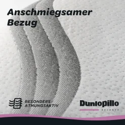 Dunlopillo Nackenstützkissen »Anti-Aging, NEUHEIT, Nackenstützkissen mit zwei Kernkomponenten« Füllung: Viskoschaum 1 Stk. tlg. in Größe 38 x 53 x 9 cm, für variable Höhenanpassung 7 oder 9 cm