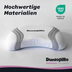 Dunlopillo Nackenstützkissen »Anti-Aging, NEUHEIT, Nackenstützkissen mit zwei Kernkomponenten« Füllung: Viskoschaum 1 Stk. tlg. in Größe 38 x 53 x 9 cm, für variable Höhenanpassung 7 oder 9 cm