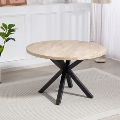 Duo Collection Esstisch »Damira Tisch rund« Massives Metallgestell, Belastbarkeit bis 100 kg