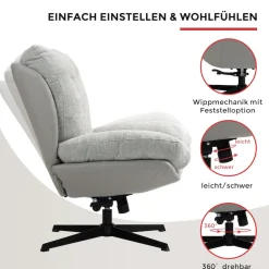 Duo Collection Relaxsessel »Tolox mit Hocker« inklusive Wippfunktion