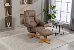 Duo Collection TV-Sessel »Bordeaux« mit Hocker und Relaxfunktion, 360 Grad drehbar