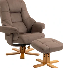 Duo Collection TV-Sessel »Bordeaux« mit Hocker und Relaxfunktion, 360 Grad drehbar