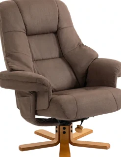 Duo Collection TV-Sessel »Bordeaux« mit Hocker und Relaxfunktion, 360 Grad drehbar
