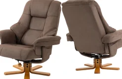 Duo Collection TV-Sessel »Bordeaux« mit Hocker und Relaxfunktion, 360 Grad drehbar