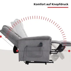Duo Collection TV-Sessel »Granada mit elektrischer Aufstehhilfe« Relaxfunktion und Taschenfederkern mit Stahlwellenunterfederung