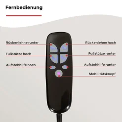 Duo Collection TV-Sessel »Parma Mobilitäts-Sessel mit elektr. Aufstehhilfe, Relaxfunktion & Akku« Sitzhöhe 48 cm, mit Liegefunktion, mobil zu Hause